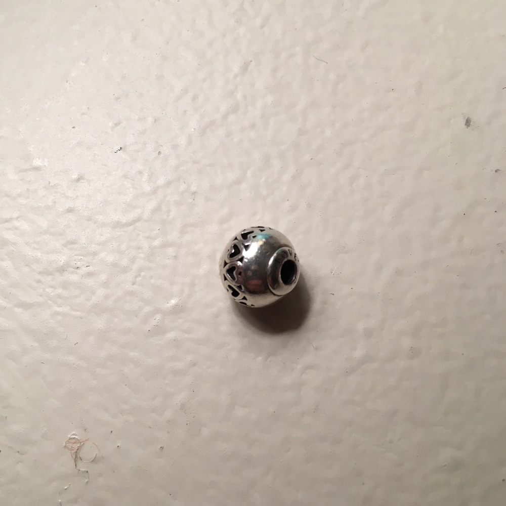 Pandora love charm with hearts